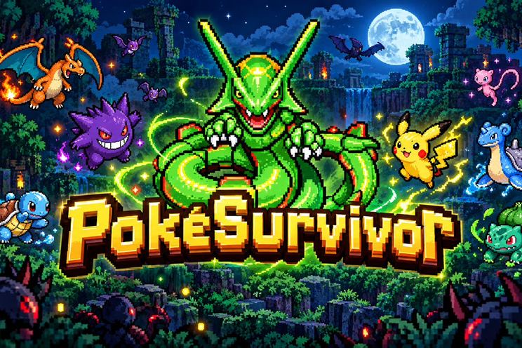 PokéSurvivor se puede jugar gratis en el navegador: el adictivo fenómeno viral inspirado en Pokémon
