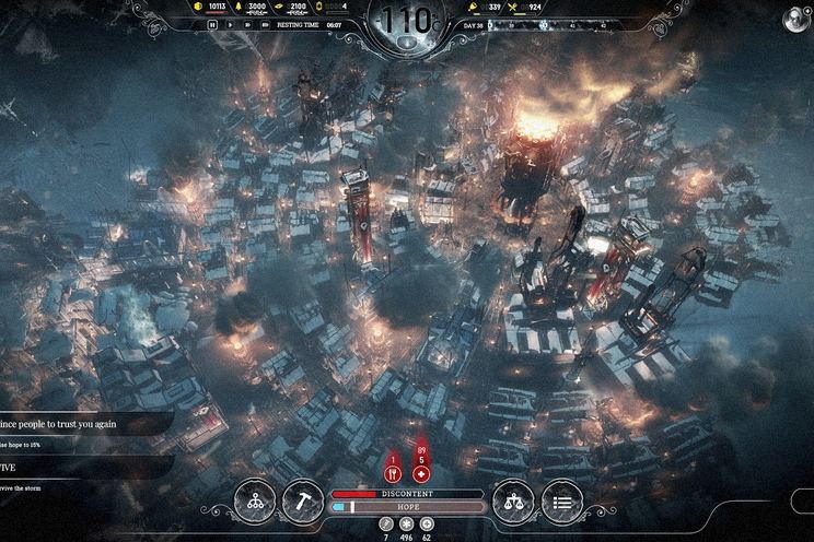 **Frostpunk** llega a Switch y Switch 2 el 19 de octubre, con demo ya disponible