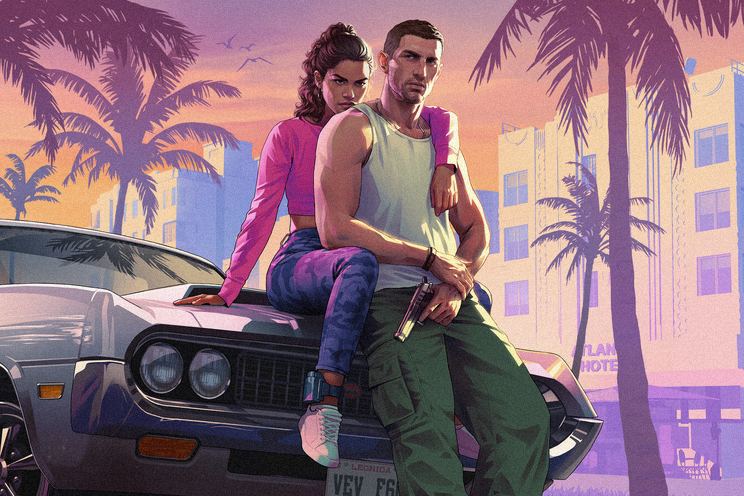 GTA 6 enseña nuevo arte de Jason y Lucia: Game Informer promete 14 páginas y 12 capturas el 29