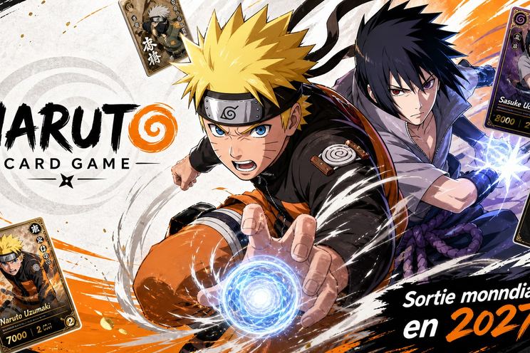 Bandai confirma el estreno mundial de NARUTO CARD GAME para junio de 2027 con demos y mazos de inicio