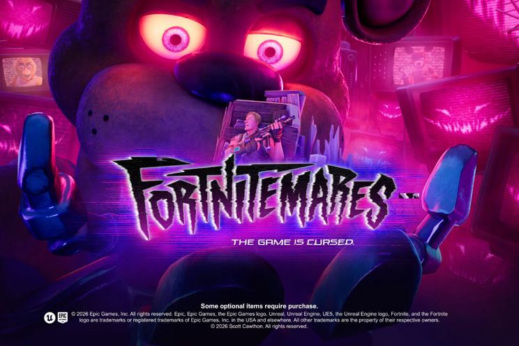 Fortnite confirma Five Nights at Freddy's en Fortnitemares: Freddy y compañía llegan el 1 de octubre