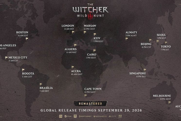 The Witcher 3 Remastered aterra el martes: horario global, upgrade gratis y qué cambia en Geralt