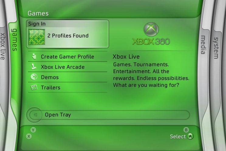 Microsoft secretly revives classic Xbox 360 Blades dashboard and runs it on the web